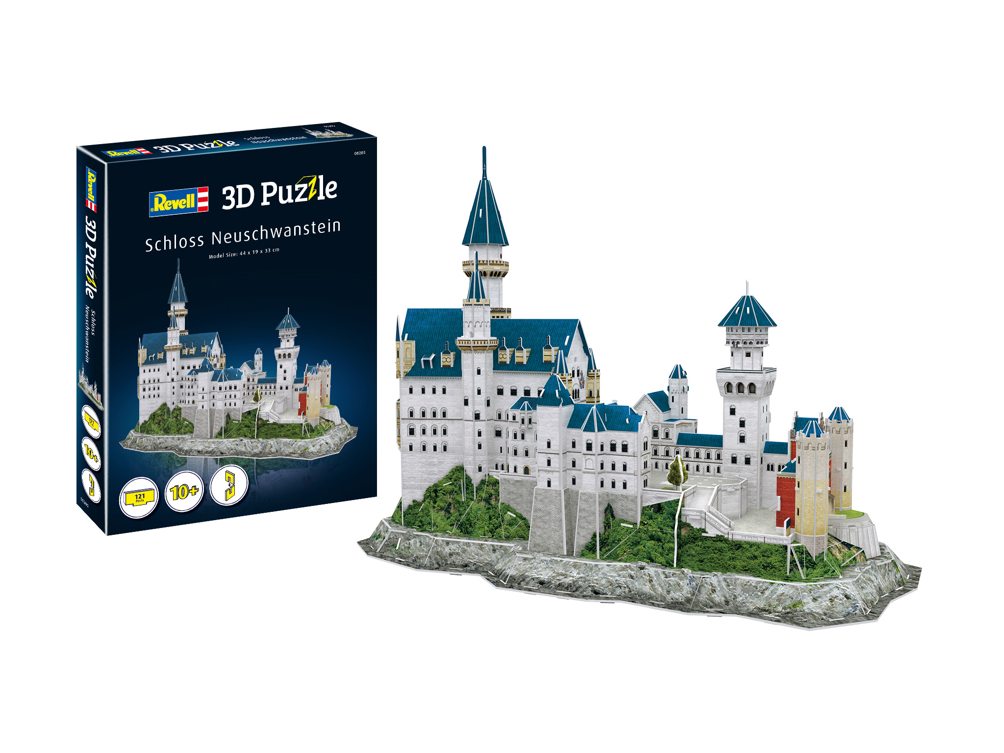 Puzzle, Revell, Castelul Neuschwanstein 3D, 121 piese