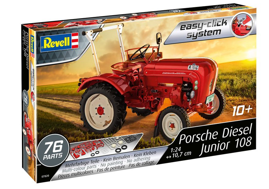 Machetă de asamblat, Revell, Porsche Junior 108, 76 de piese