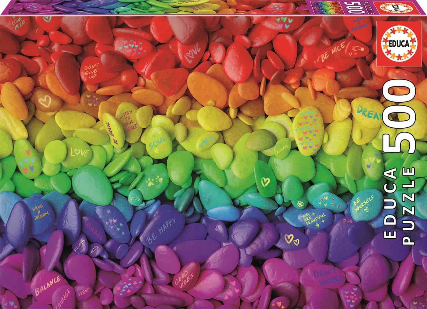 Puzzle, Educa, Pietricele, 500 de piese