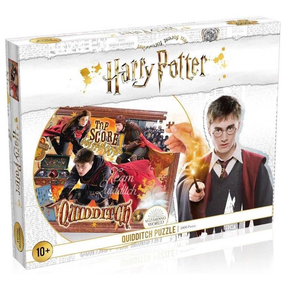 Puzzle, Waddingtons, Harry Potter, Quidditch, 1000 piese