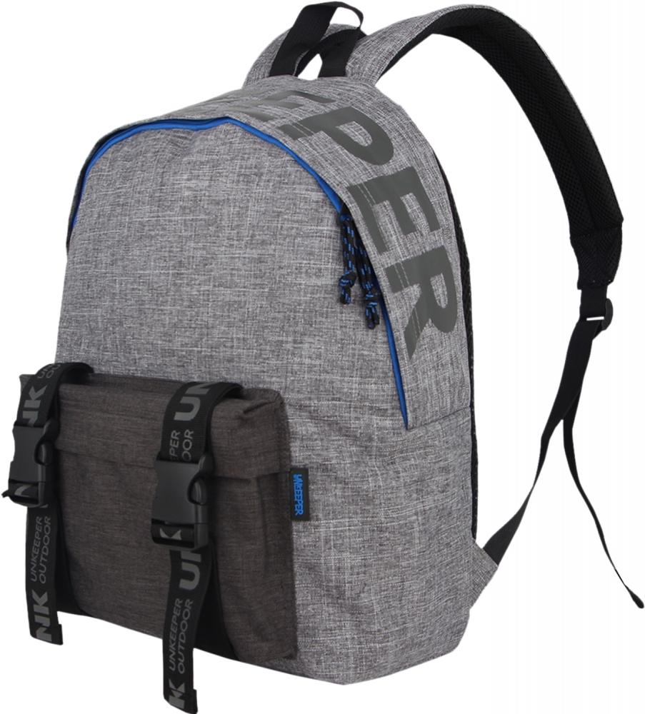 Rucsac scoala, Unkeeper, Buckles, 43 x 32 x 15 cm, Albastru