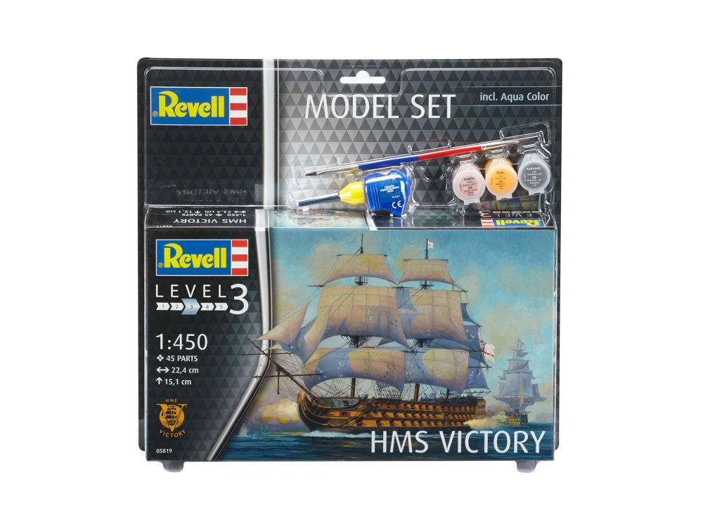 Macheta nava, Revell, Nava cu panze HMS Victory, 45 piese