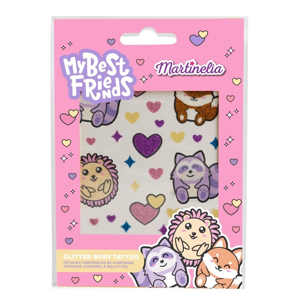 Tatuaje temporare cu glitter My Best Friends, Martinelia, 68030