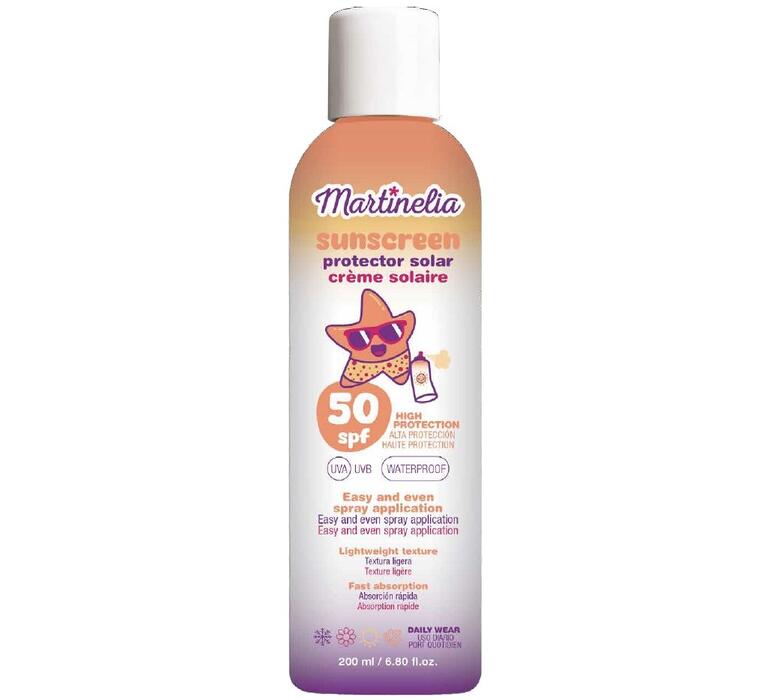 Spray cu protecție solară, Martinelia, SPF 50, 200 ml