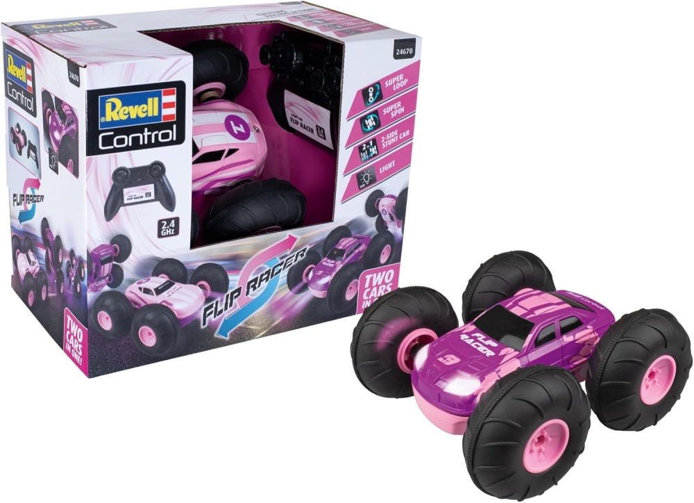 Masina cu telecomanda Stunt Flip Racer 