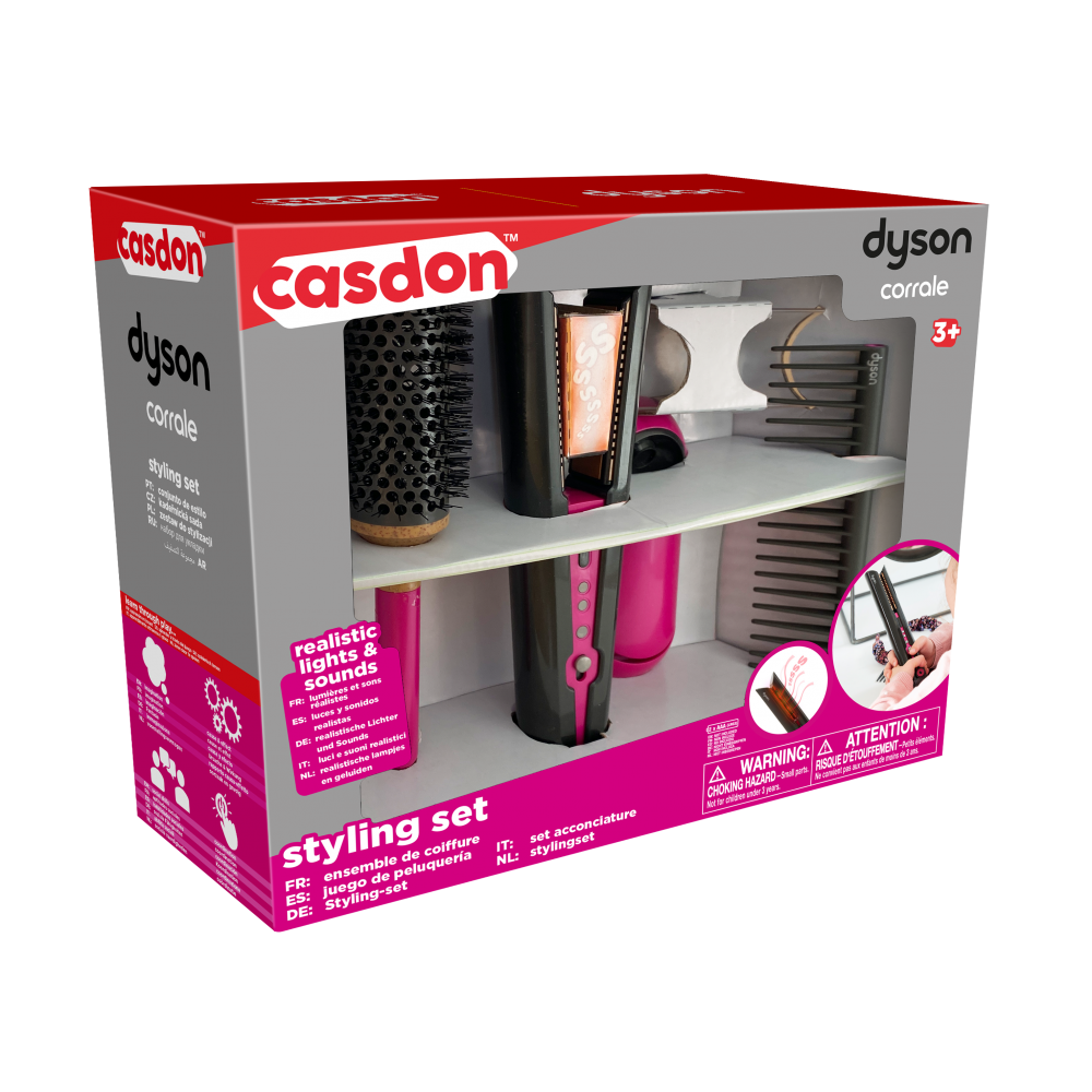 Kit interactiv de coafat, Casdon, Dyson Corrale