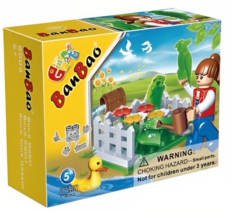 Constructor, BanBao, Gradina, 20 de piese