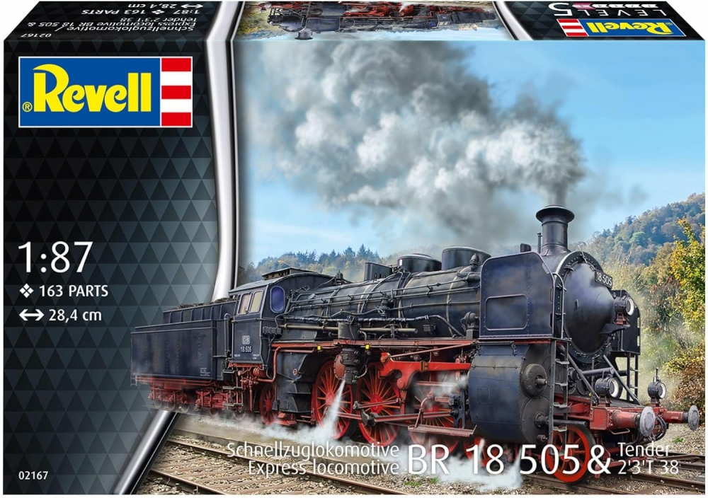 Model prefabricat, Revell, locomotiva pentru tren expres BR18 505