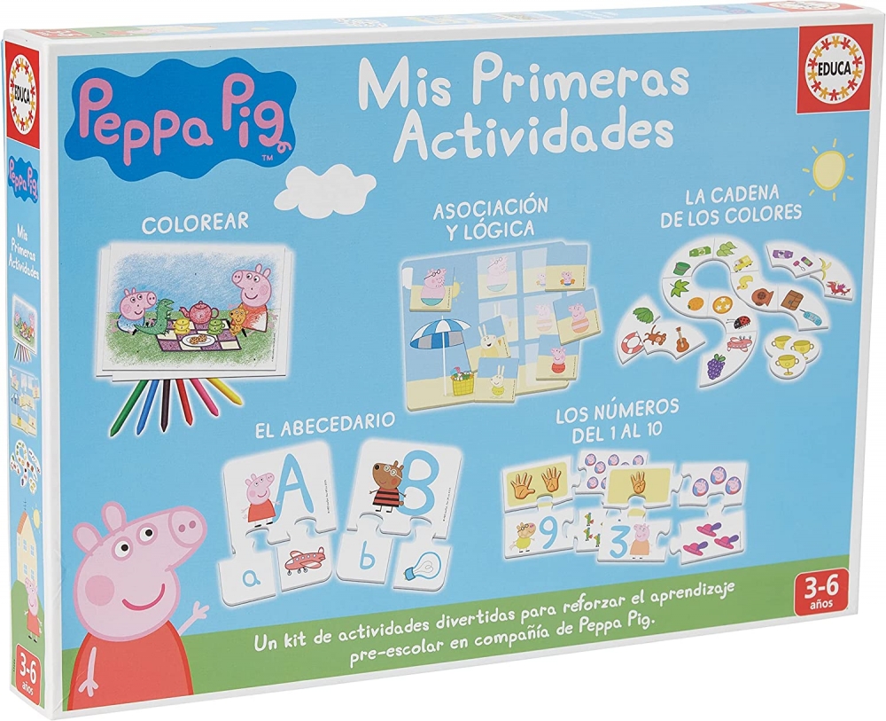 Joc educativ, Educa, Peppa Pig, Primele mele activitati