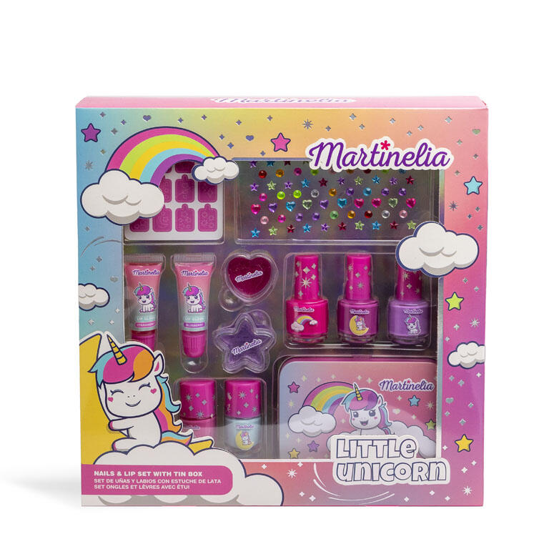 Set cosmetice, Martinelia, Micul unicorn, 12 piese