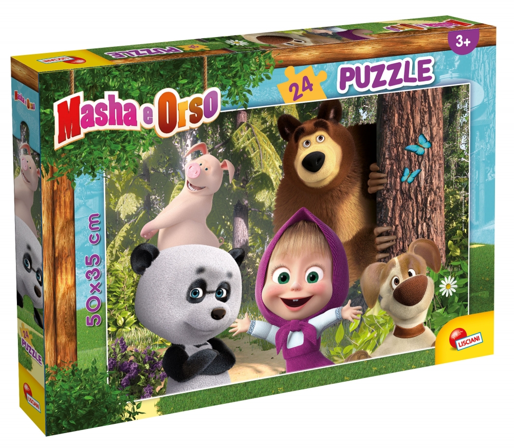 Puzzle plus 24 pcs - Masha and The Bear