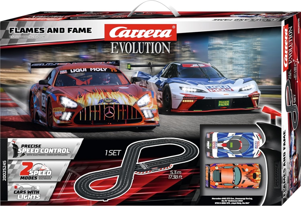 Circuit de curse, Carrera, Flames and Glory