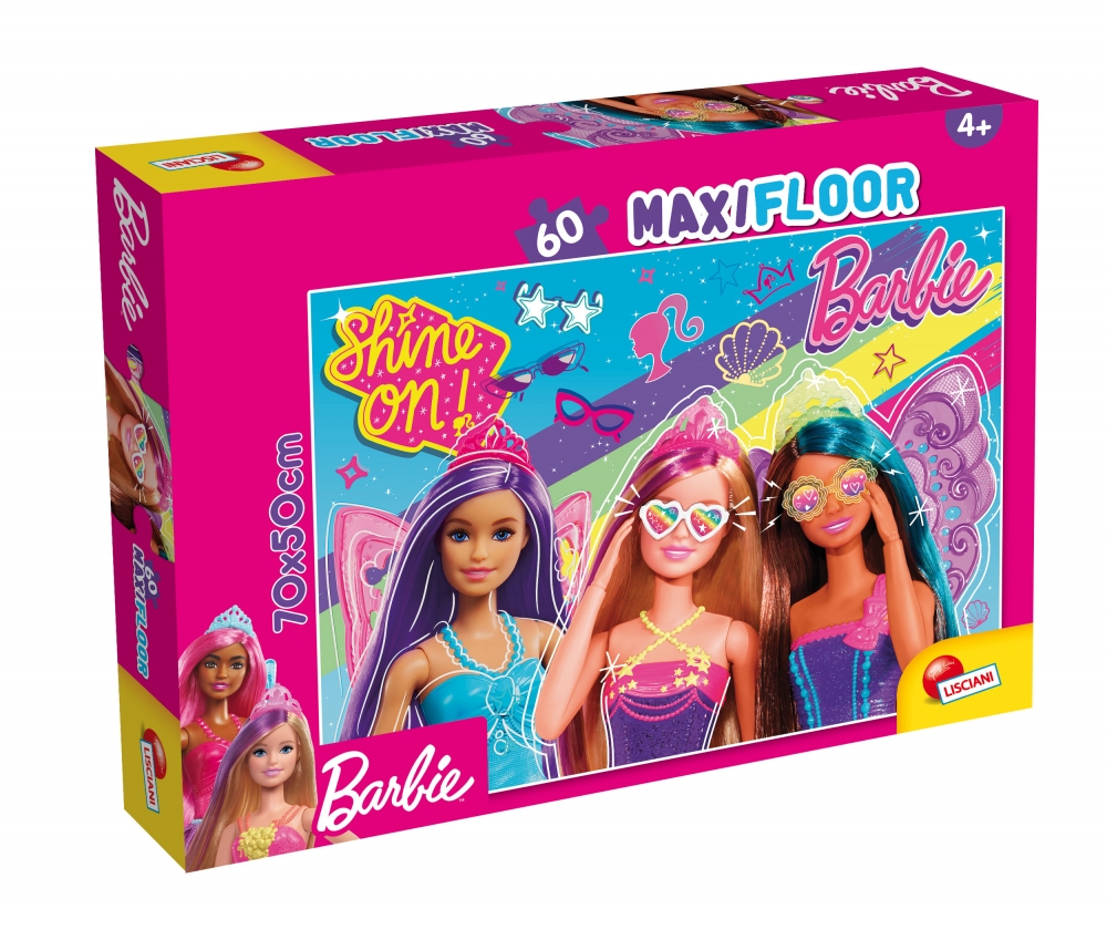 Puzzle Barbie, Lisciani, 60 piese, 4+