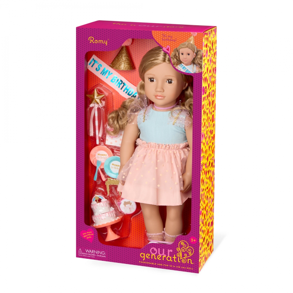 Papusa, Battat, Our Generation, Romy cu accesorii, 46 cm