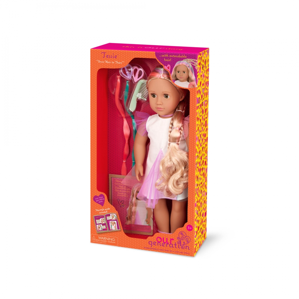 Papusa, Battat, Our Generation, Tessie cu accesorii, 46 cm