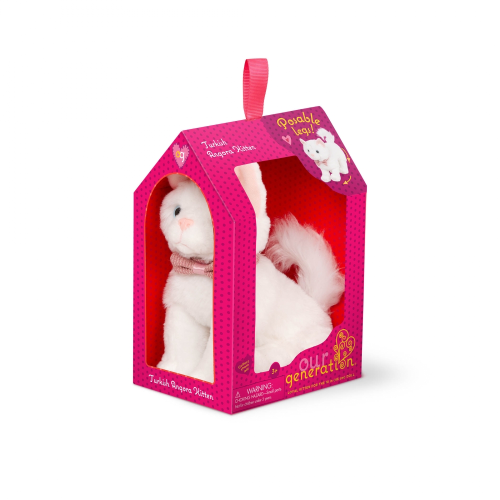 Jucarie de plus, Battat, Our Generation, pisica Angora Turceasca