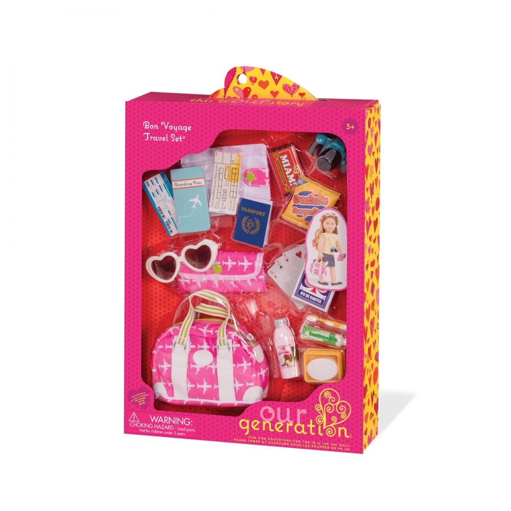 Set accesorii papusi, Our Generation, Plastic, Multicolor, 3 ani/-