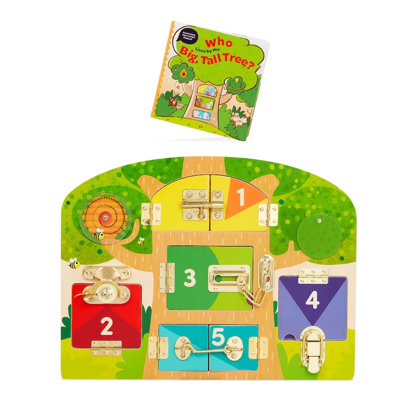 Joc educativ, Battat, Lock & Latch Board, 2 piese
