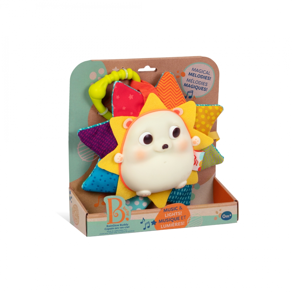 Jucărie interactivă pentru bebeluși, Battat, Arici muzical luminos