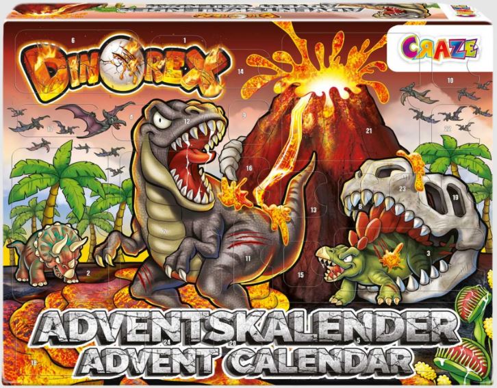 Calendar de Advent de Crăciun, Craze, Dinozaur, 24 de piese