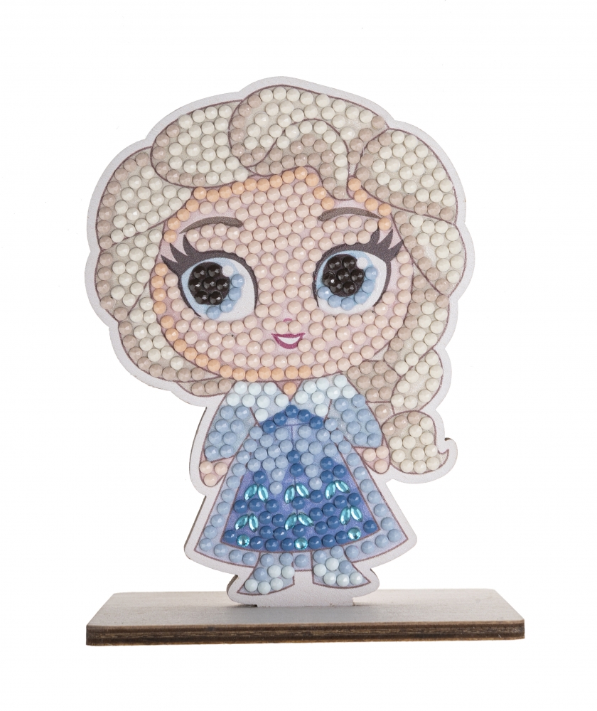 Kit de broderie cu diamante, Craft Buddy, Crystal Art Buddies, Elsa, 7 piese