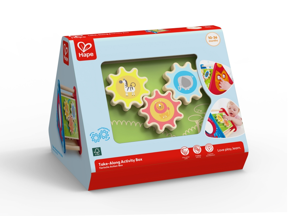Jucarie interactiva Hape - Triunghi cu activitati