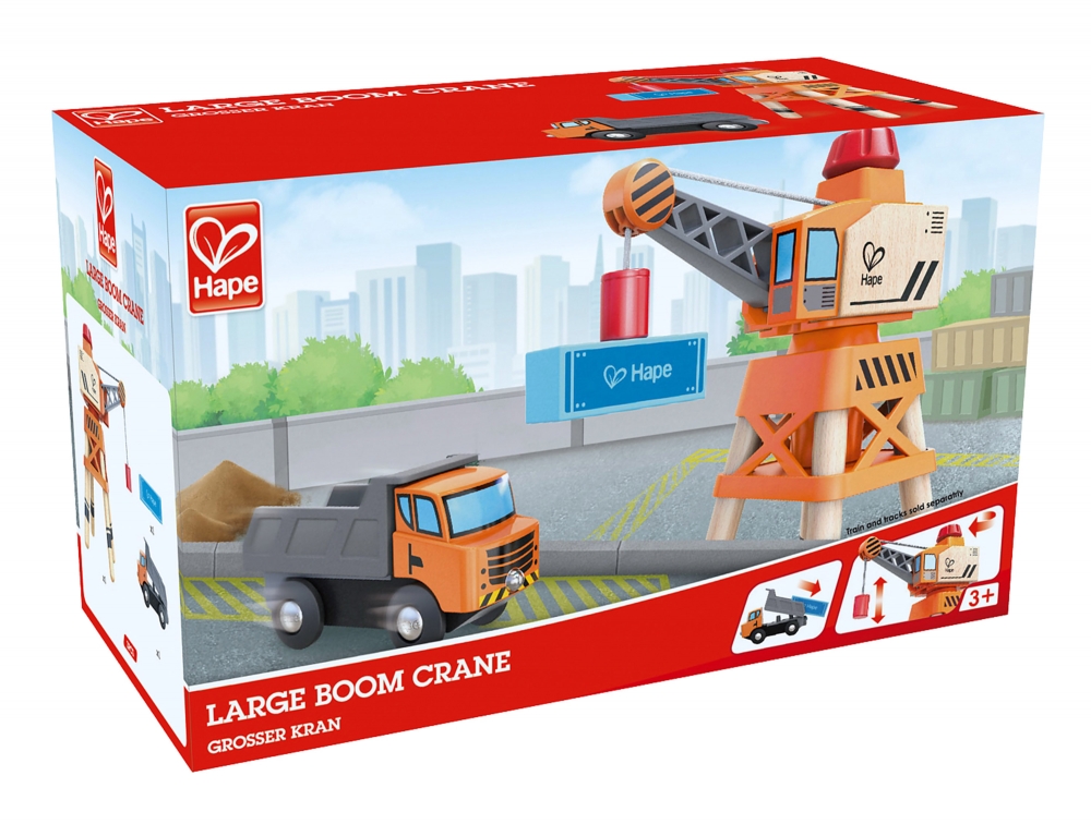 Macara turn cu camion si incarcatura de lemn magnetica
