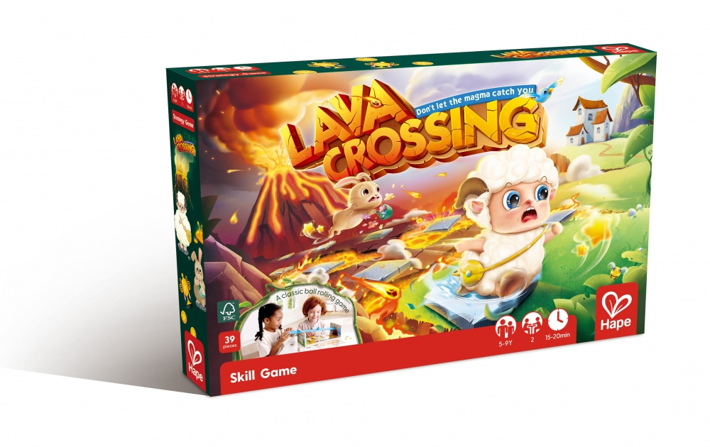 Joc de societate, Hape, Cross the Lava, 2 în 1