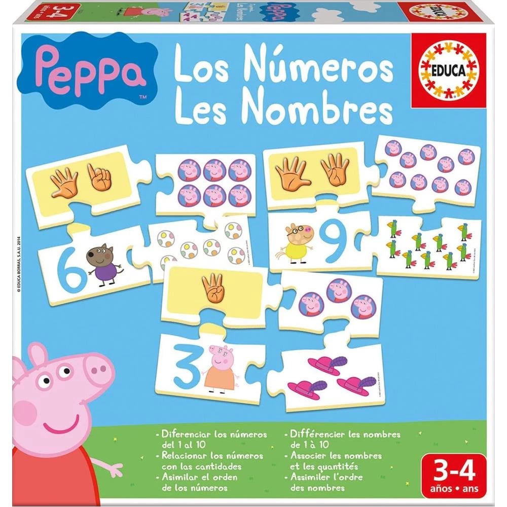 Joc educativ, Educa, Peppa Pig, Numere