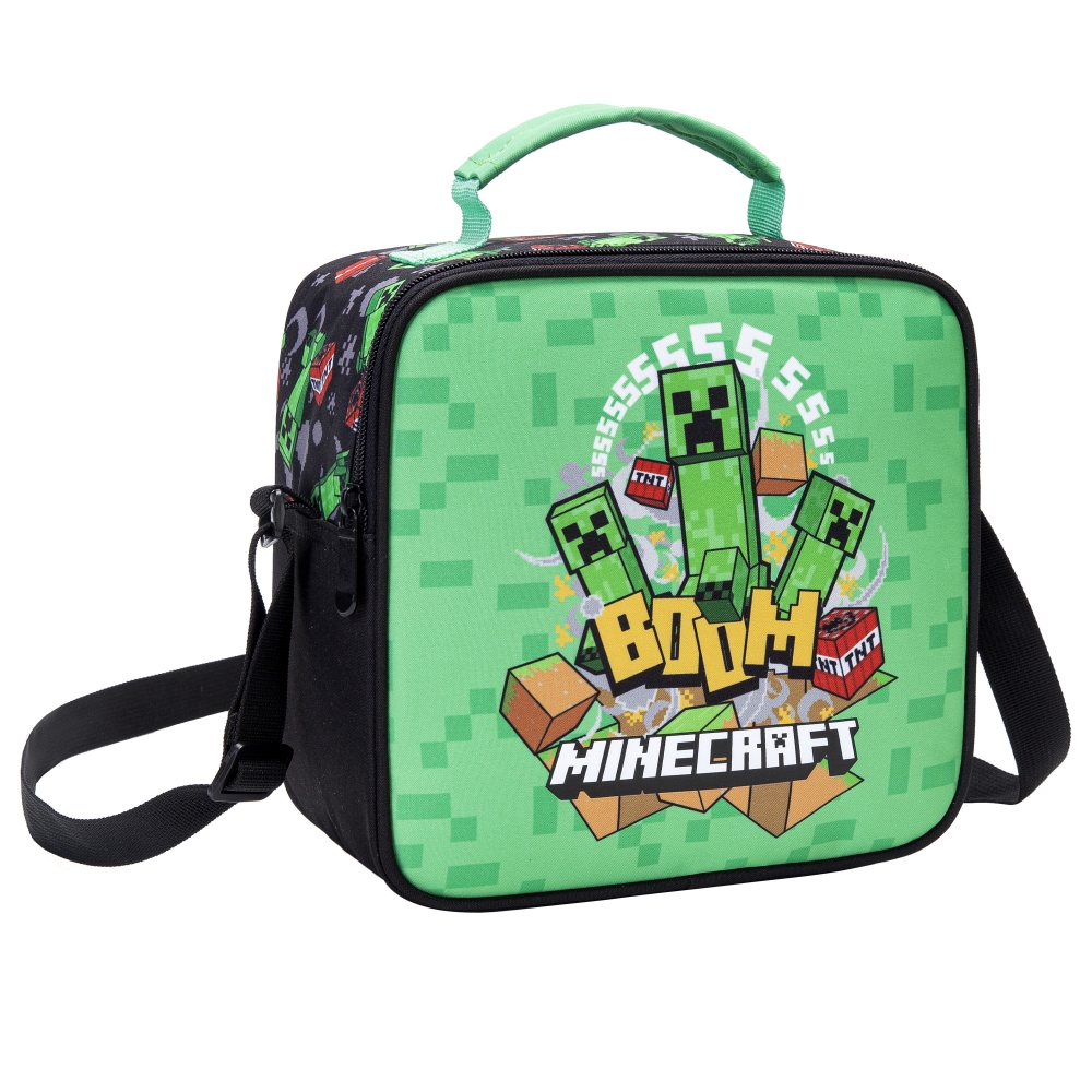 Geanta termica pentru alimente, Kstationery, Minecraft, 22 x 21 x 11 cm