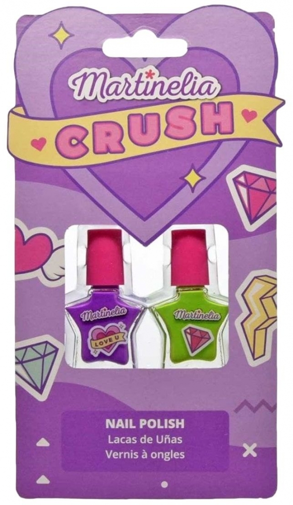 Set Lac de unghii, Martinelia, Crush, 2 piese