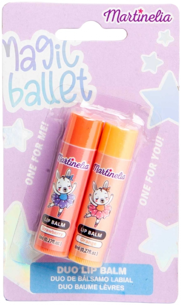 Set 2 balsam de buze Magic Balllet, Martinelia