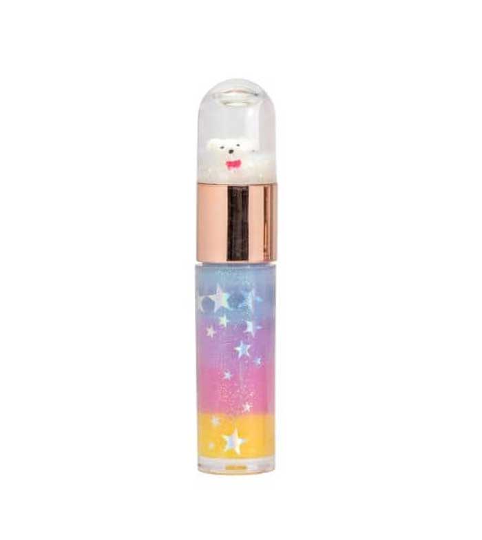 Luciu de buze cu aroma de fructe si efect Glitter, Snowball Bear, fetite, 5.8ml, Martinelia