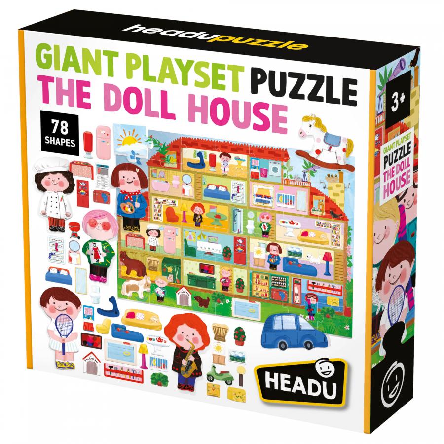 Set educativ, Headu, Puzzle Casa de papusi