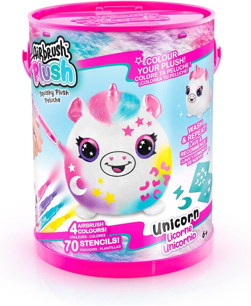 Set creativ, Canal Toys, Mini jucarie de colorat de plus, 15 cm