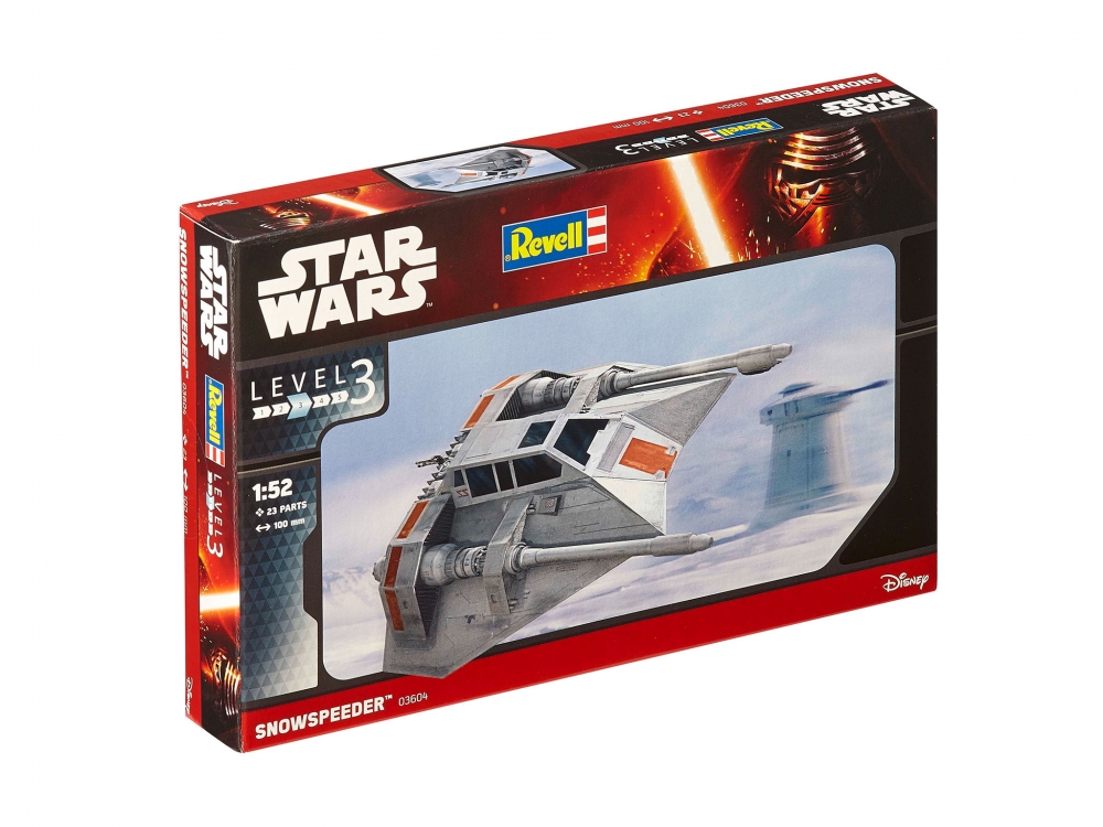 Model de asamblare, Revell, Star Wars, Snowspeeder, 23 de piese