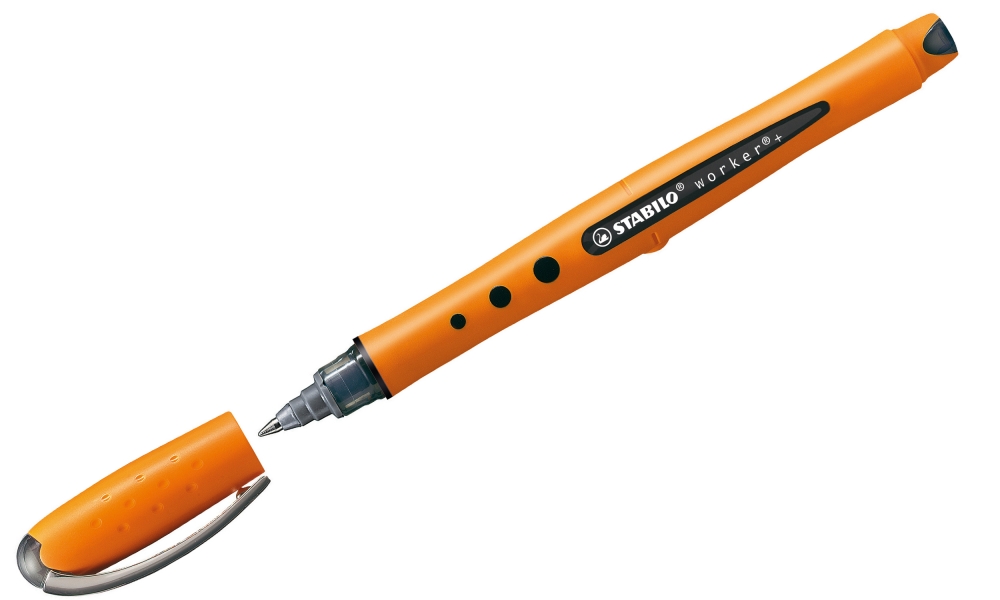 Roller, Stabilo, 0.3 mm, Negru