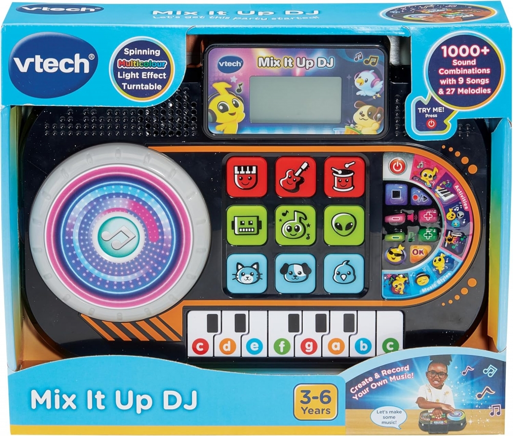 Jucarie interactiva, Vtech, Consola DJ, Negru