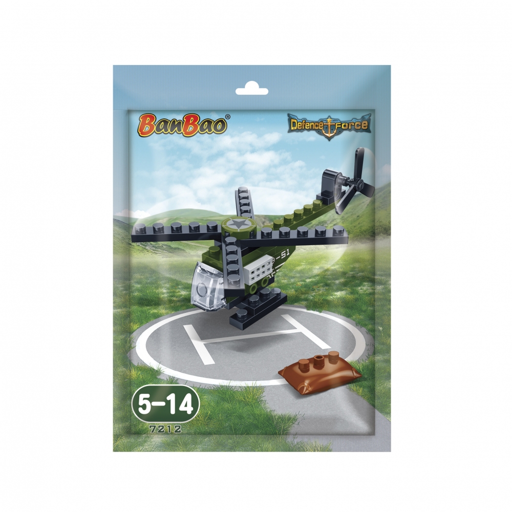 Mini Constructor, BanBao, Elicopter Militar, 29 de piese