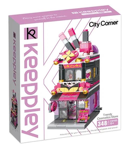 Constructor, Qman, Keeppley, Magazin de ursuleți de pluș, 281 de piese