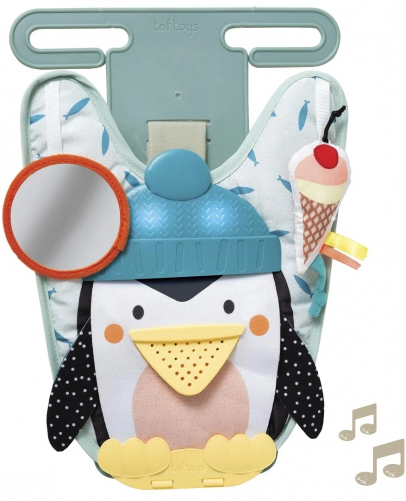 Consola muzicala auto, Taf Toys, Pinguin, 27 x 35 x 6 cm