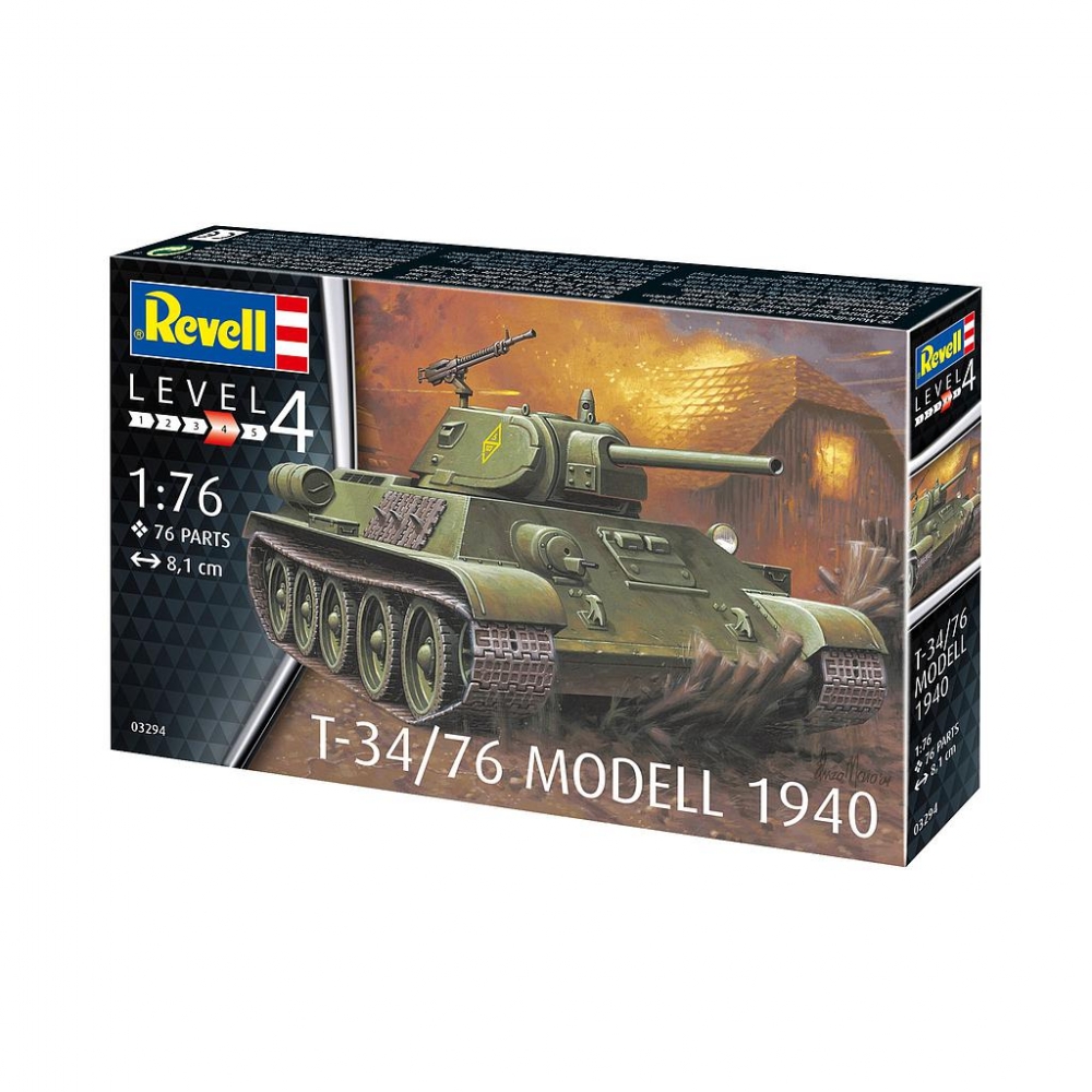 Figurina Kit de Asamblare T-34/76 Modell 1940 (1:76)