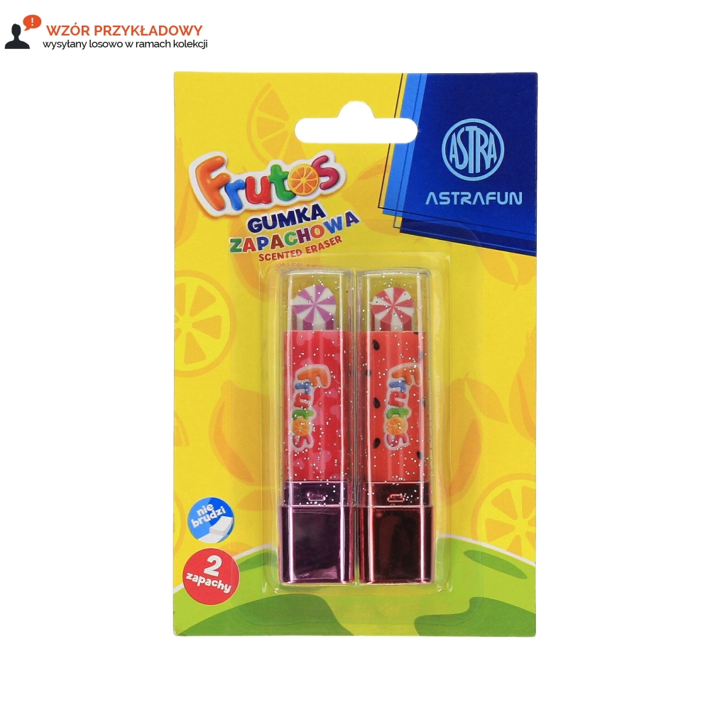 Set radiere in forma de ruj, Astra Frutos, blister 2 buc.