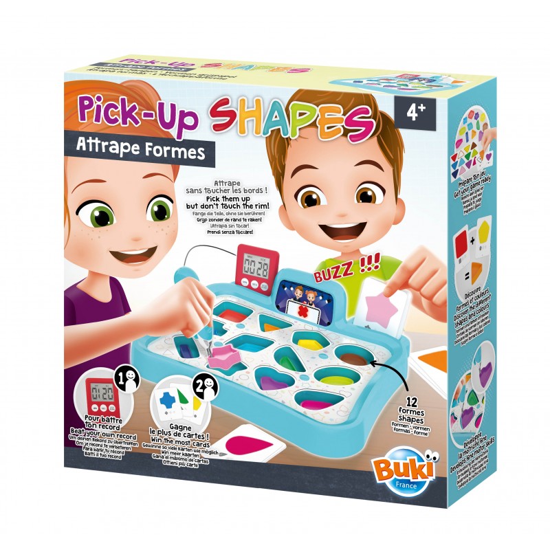 Jucarie interactiva, Buki France, Pick-Up Shapes, 26 x 7 x 26 cm