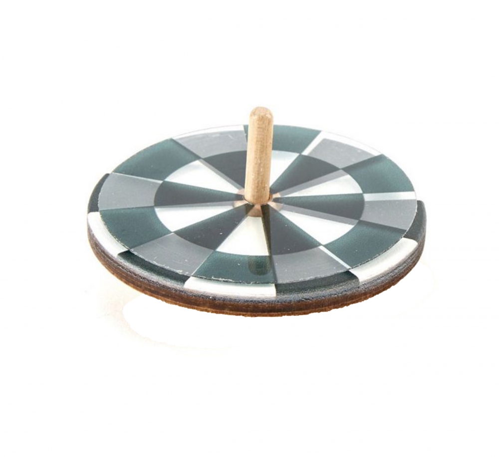 Jucarie din lemn, Hape, Topul, 7 x 7 x 3.5 cm
