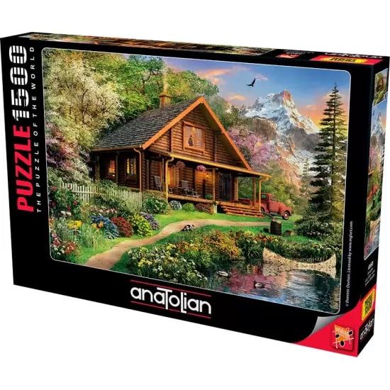 Puzzle, Anatolian, Casa din cabana, 1500 piese