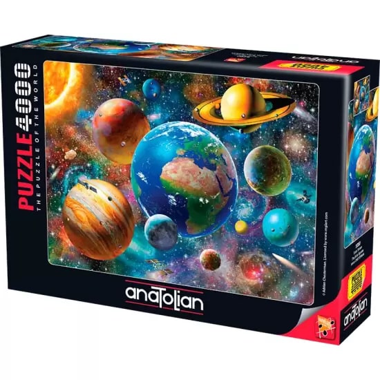 Puzzle, Anatolian, Sistem solar, 4000 piese