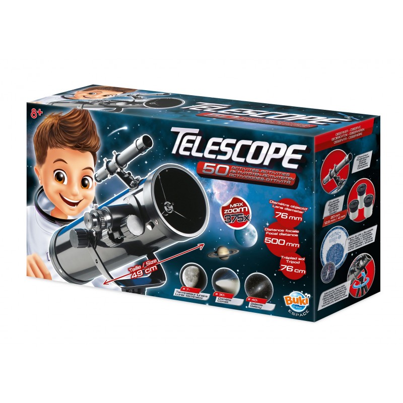 Jucarie interactiva, Buki France, Telescop, 50 de activitati