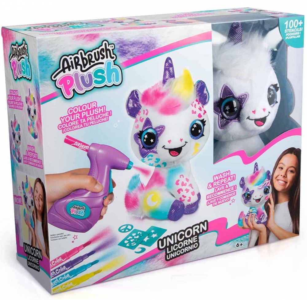 Set creativ, Canal Toys, Jucarie de colorat de plus, Unicorn dragut