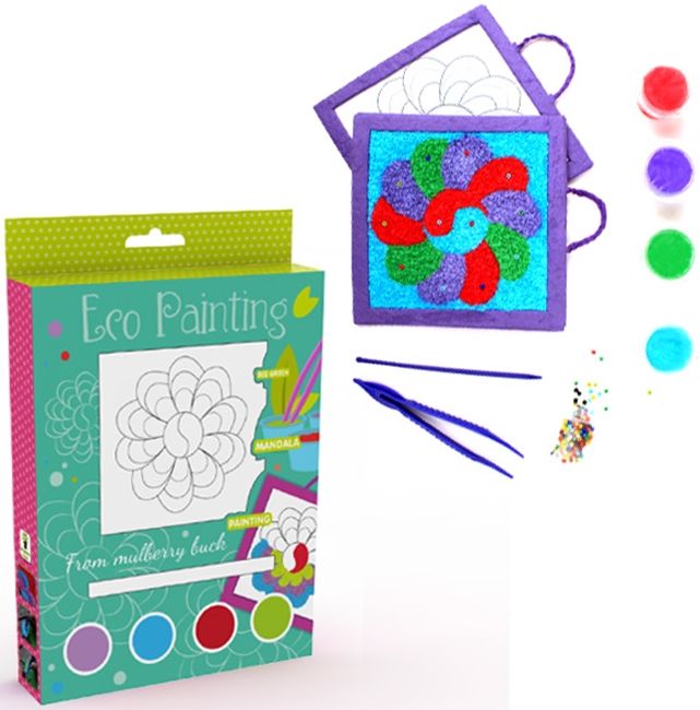 Atelier creativ de pictura, Mandala Eco Painting
